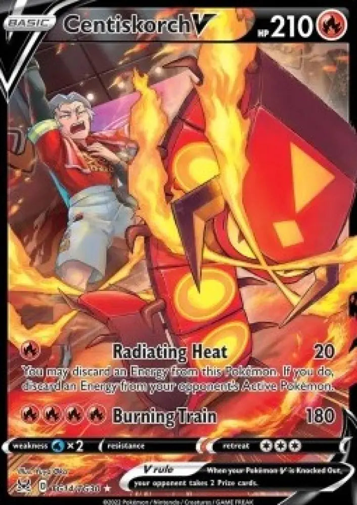 Centiskorch V - Lost Origin (Ultra Rare) [LOR-TG14]