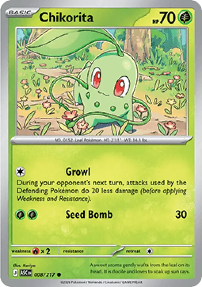 Chikorita - Ascended Heroes (Common) [ASC-008]