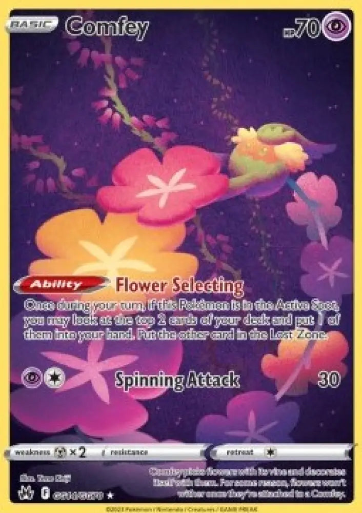 Comfey - Crown Zenith (Holo Rare) [CRZ-GG14]