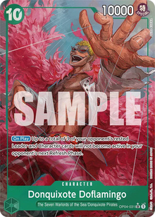 Donquixote Doflamingo V.2 OP04-031 (PRB01) - Sammelkarten