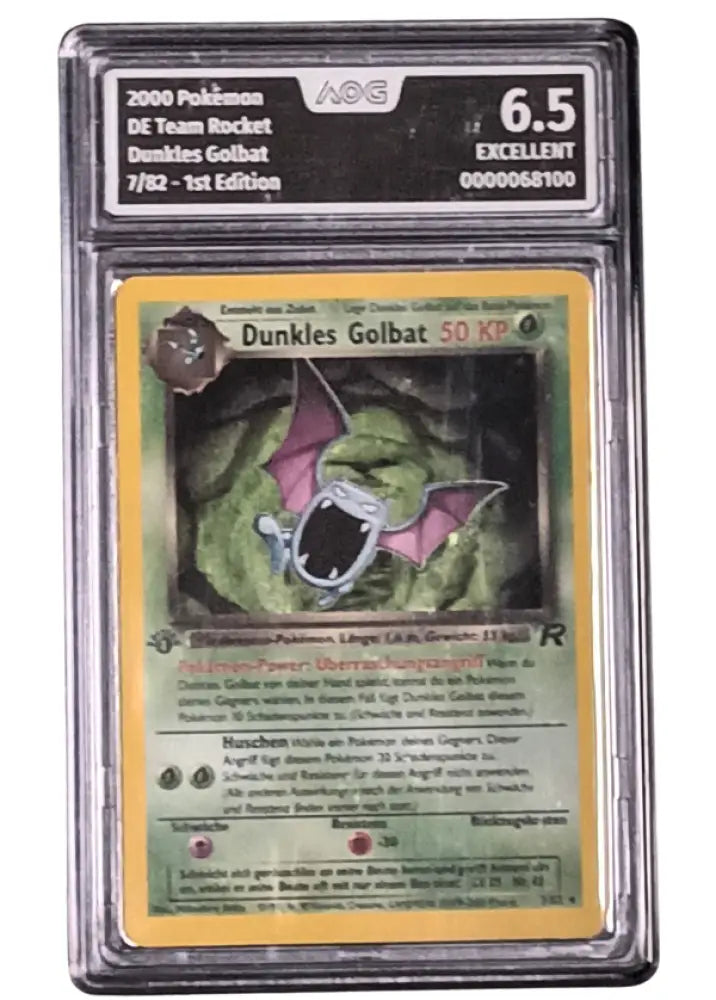Dunkles Golbat 7/82 1st Edition Team Rocket DE AOG 6.5 - Sammelkarten