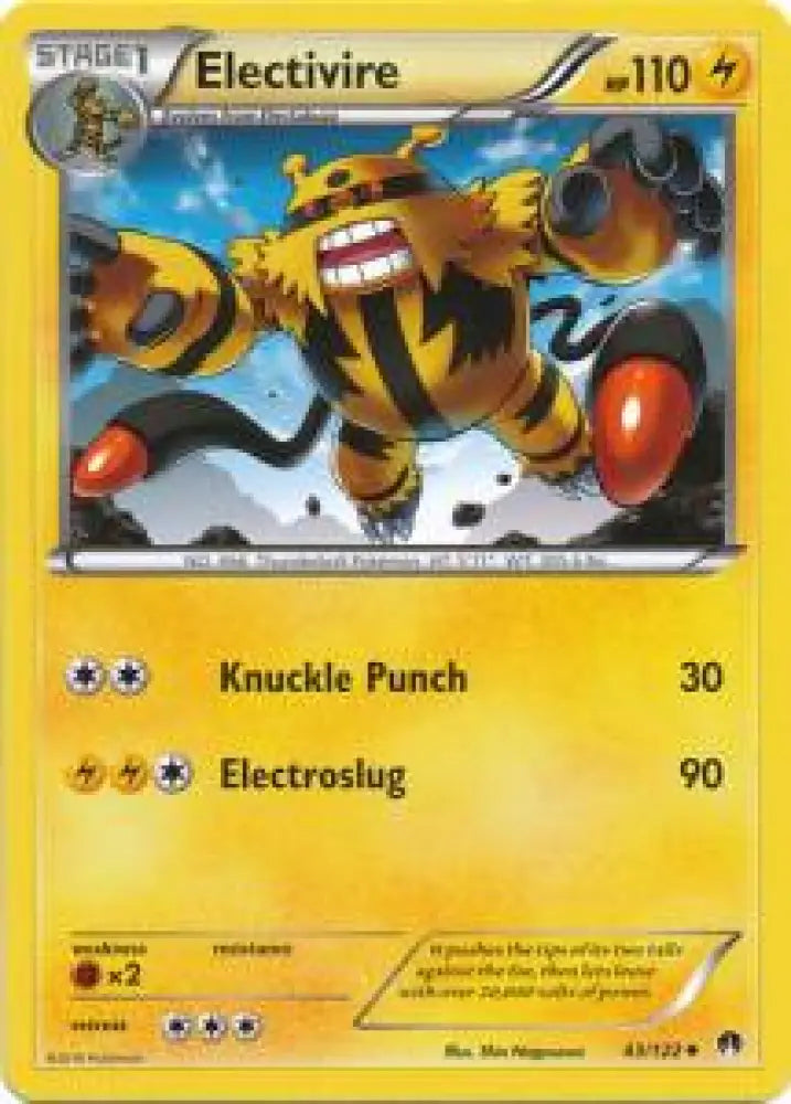 Electivire - BREAKpoint (Uncommon) [BKP-43]