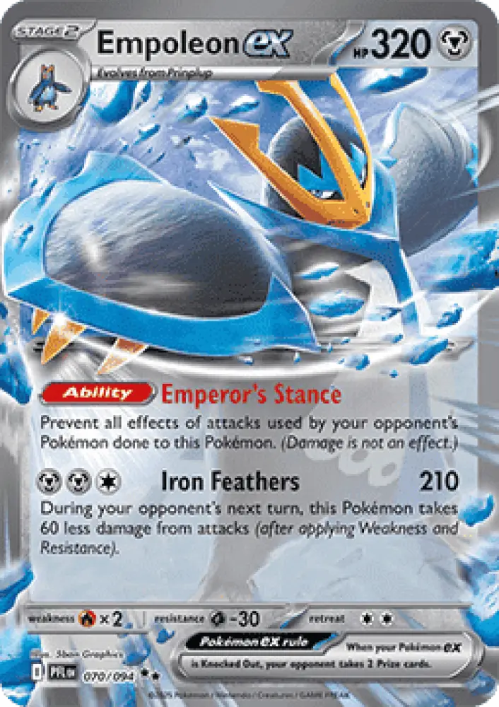 Empoleon ex - Phantasmal Flames (Double Rare) [PFL-070]