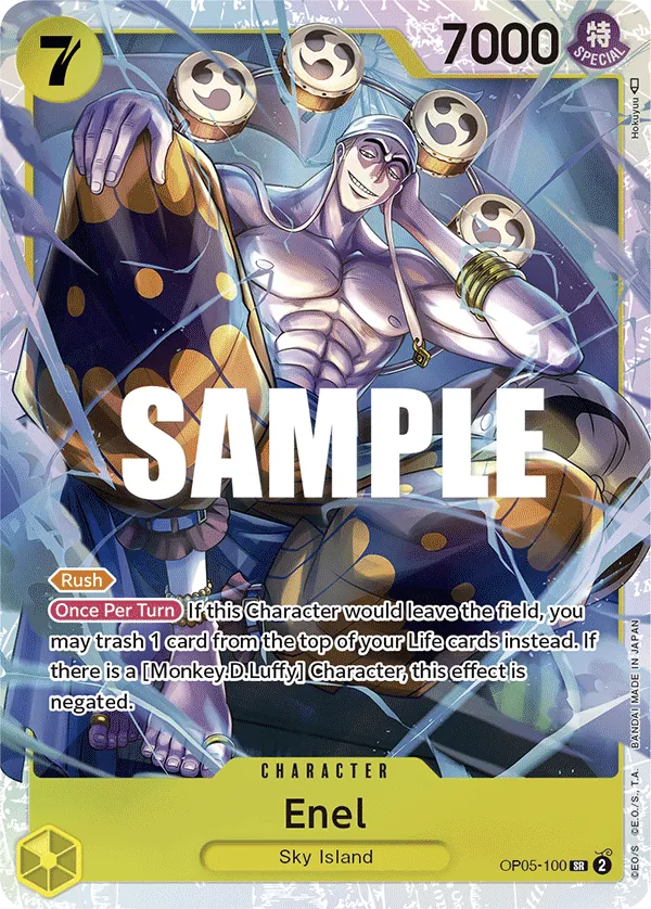 Enel V.1 OP05-100 - Holo / Near Mint