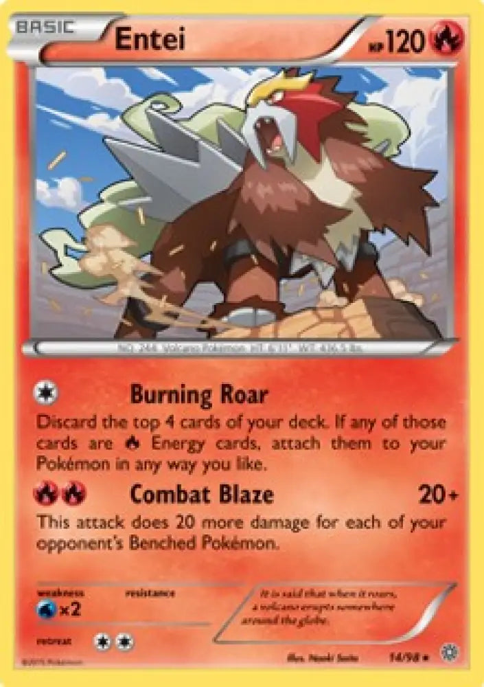 Entei - Ancient Origins (Rare) [AOR-14]