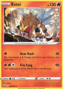 Entei - Battle Styles (Holo Rare) [BST-20]
