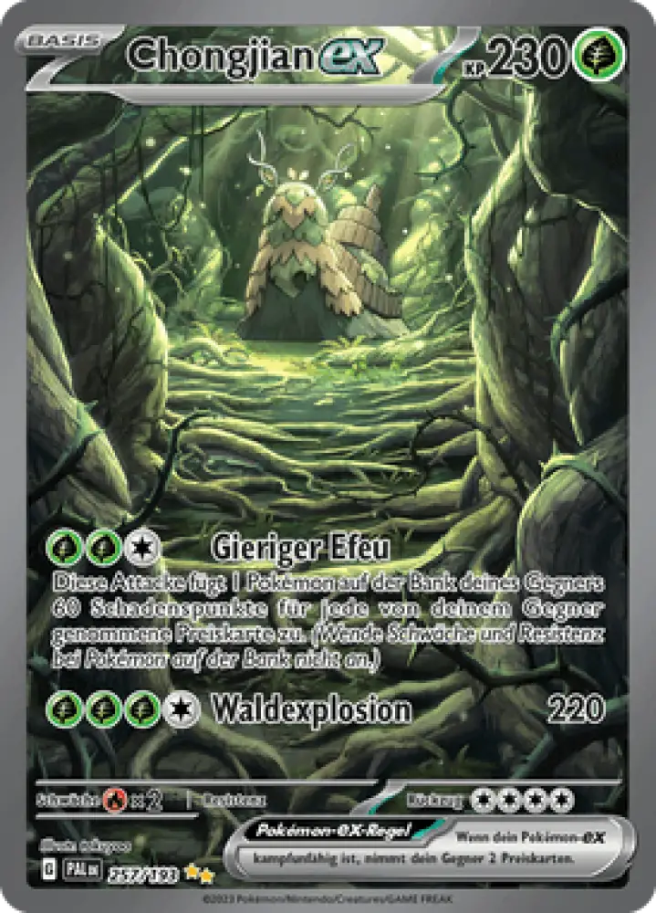 Entwicklungen in Paldea Chongjian-ex 257/193 Deutsch - Holo / Near Mint - Sammelkarten