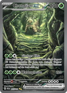 Entwicklungen in Paldea Chongjian-ex 257/193 Deutsch - Holo / Near Mint - Sammelkarten