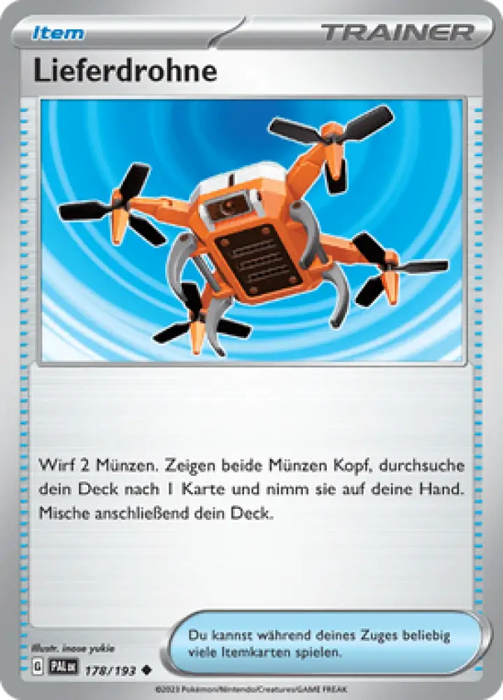 Entwicklungen in Paldea Lieferdrohne 178/193 Deutsch - Sammelkarten