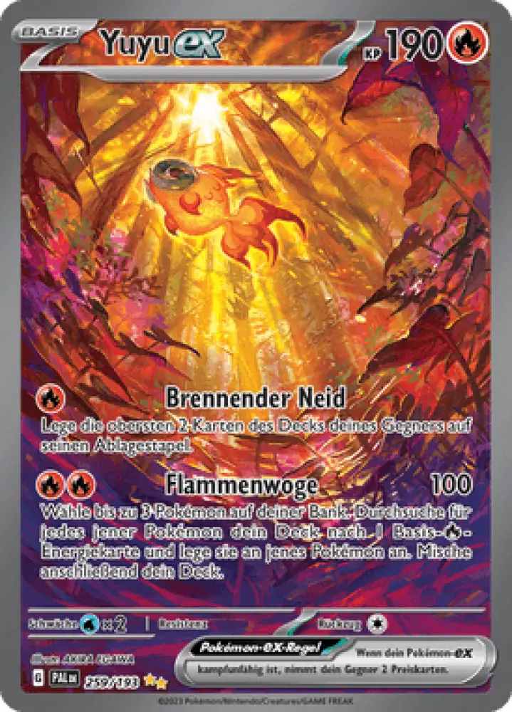 Entwicklungen in Paldea Yuyu-ex 259/193 Deutsch - Sammelkarten