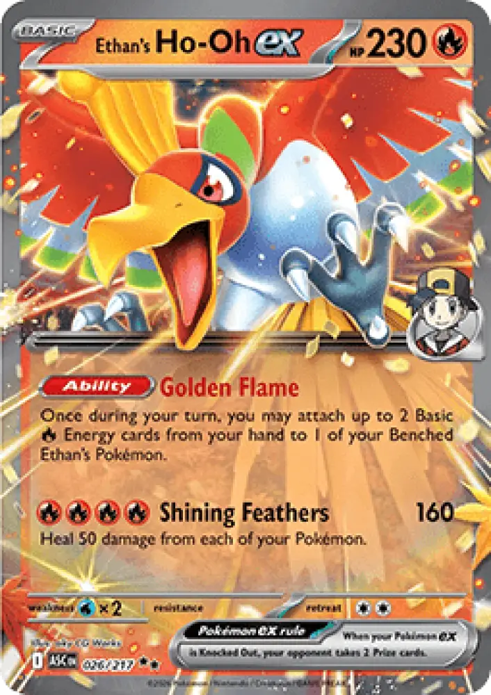 Ethan's Ho-Oh ex - Ascended Heroes (Double Rare) [ASC-026]