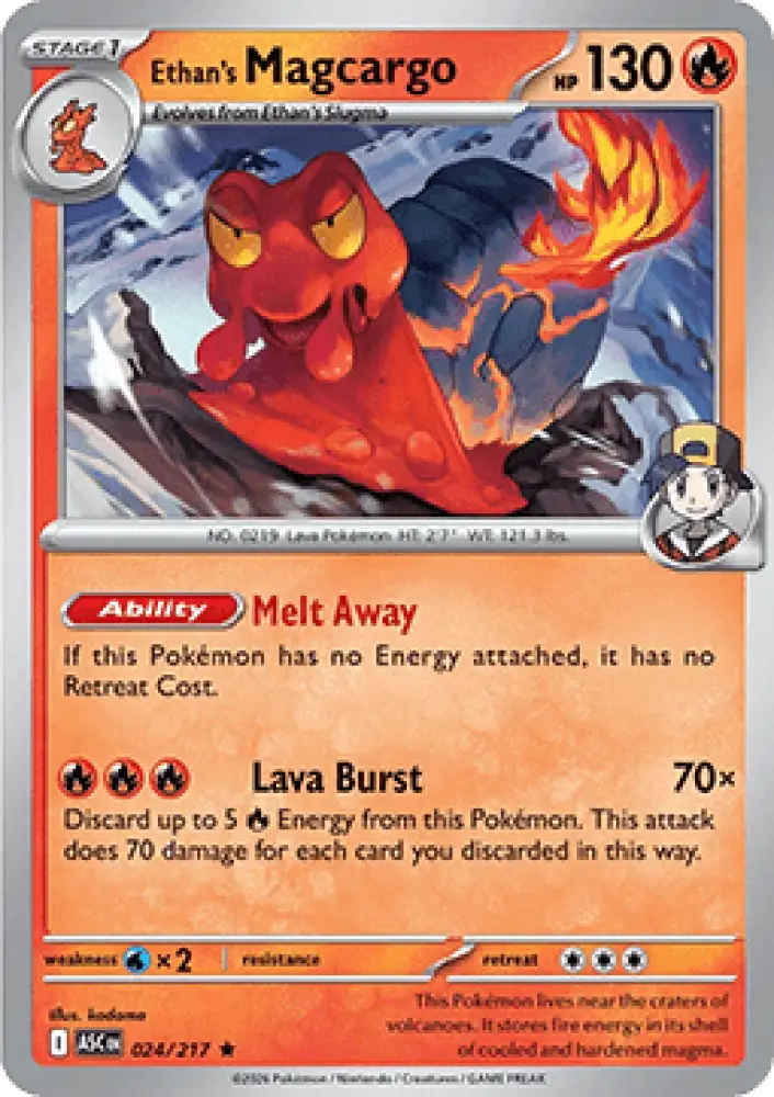 Ethan's Magcargo - Ascended Heroes (Rare) [ASC-024]
