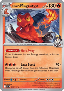 Ethan's Magcargo - Ascended Heroes (Rare) [ASC-024]