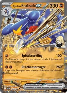Ewige Rivalen Cynthias Knakrack-ex 104/182 Deutsch - Sammelkarten