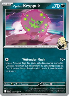 Ewige Rivalen Cynthias Kryppuk 129/182 Deutsch - Sammelkarten
