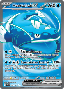Ewige Rivalen Heerashai-ex 211/182 Deutsch - Sammelkarten