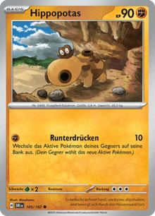 Ewige Rivalen Hippopotas 105/182 Deutsch - Sammelkarten