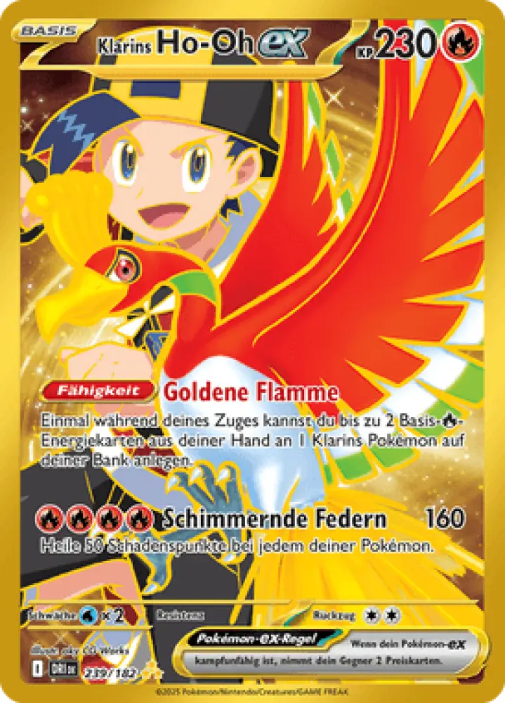 Ewige Rivalen Klarins Ho-Oh-ex 239/182 Deutsch - Sammelkarten