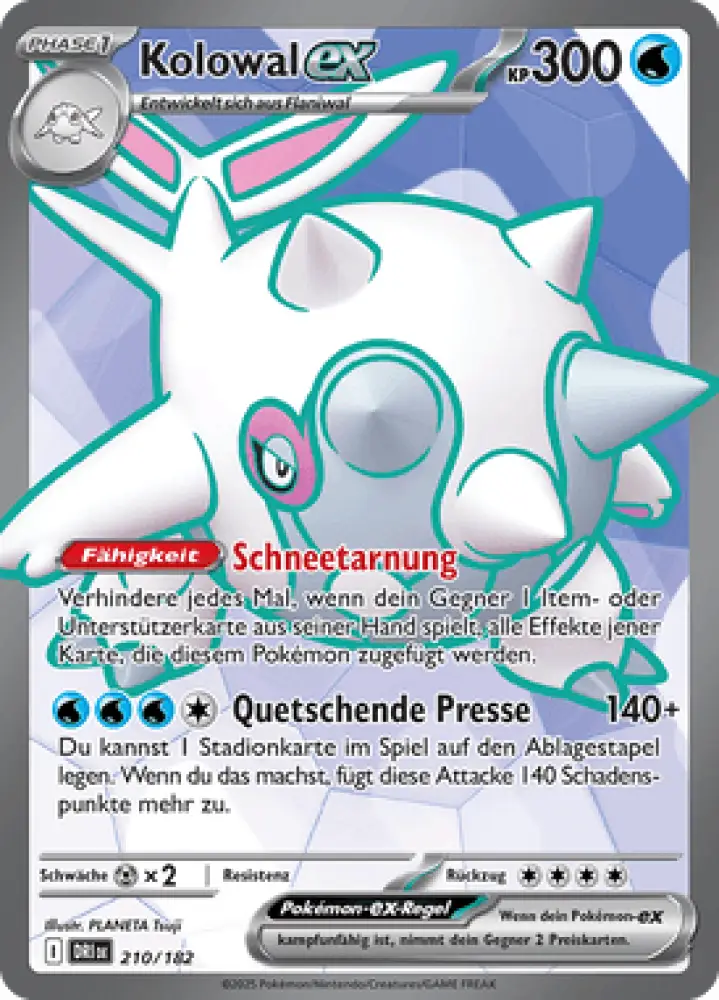 Ewige Rivalen Kolowal-ex 210/182 Deutsch - Sammelkarten