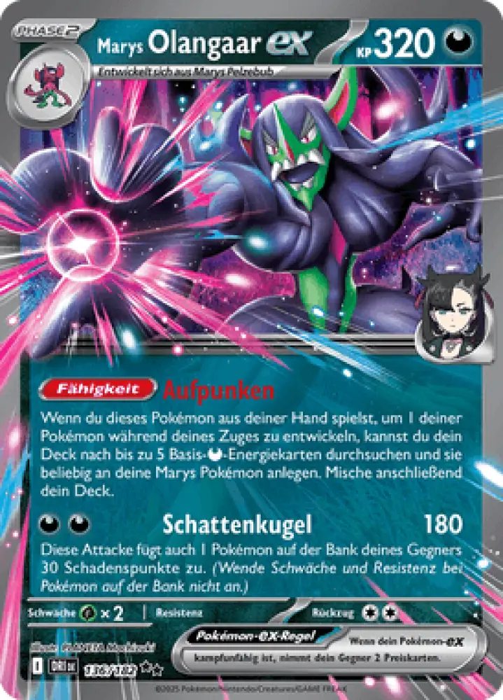 Ewige Rivalen Marys Olangaar-ex 136/182 Deutsch - Sammelkarten