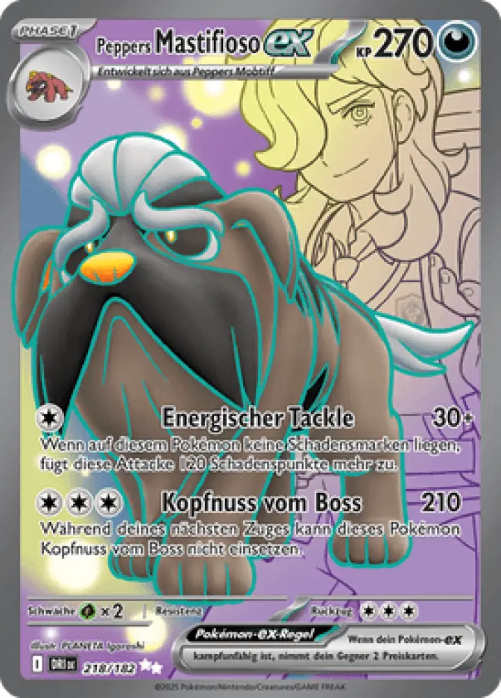 Ewige Rivalen Peppers Mastifioso-ex 218/182 Deutsch - Sammelkarten