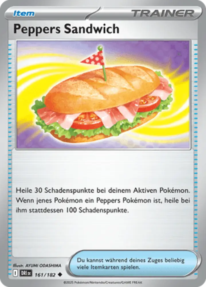 Ewige Rivalen Peppers Sandwich 161/182 Deutsch - Sammelkarten