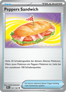 Ewige Rivalen Peppers Sandwich 161/182 Deutsch - Sammelkarten