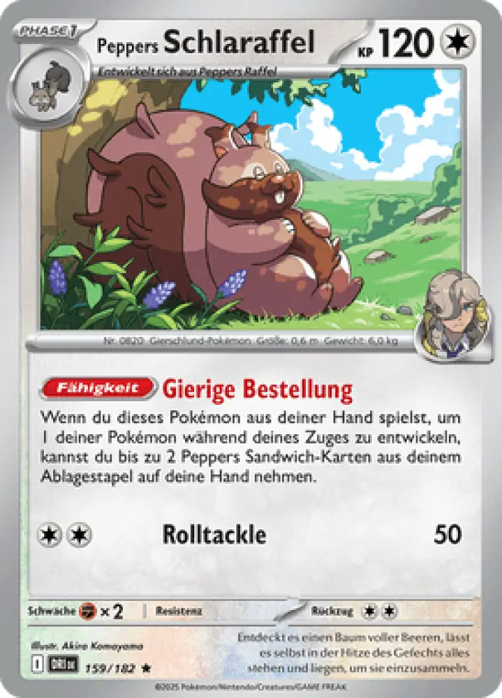 Ewige Rivalen Peppers Schlaraffel 159/182 Deutsch - Sammelkarten