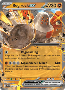 Ewige Rivalen Regirock-ex 101/182 Deutsch - Sammelkarten