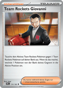Ewige Rivalen Team Rockets Giovanni 174/182 Deutsch - Sammelkarten