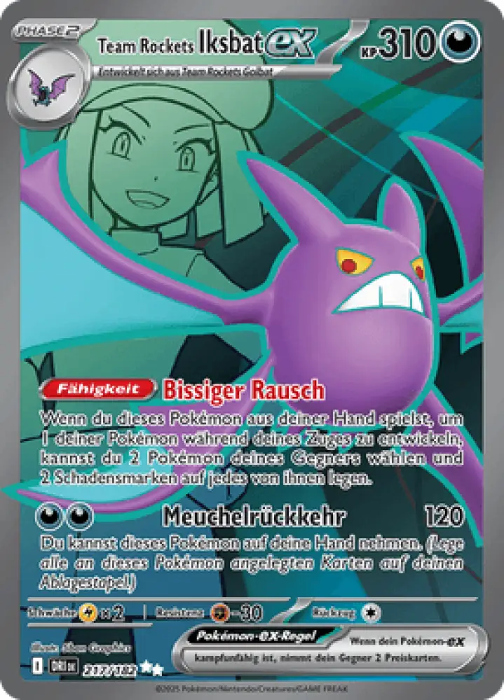 Ewige Rivalen Team Rockets Iksbat-ex 217/182 Deutsch - Sammelkarten