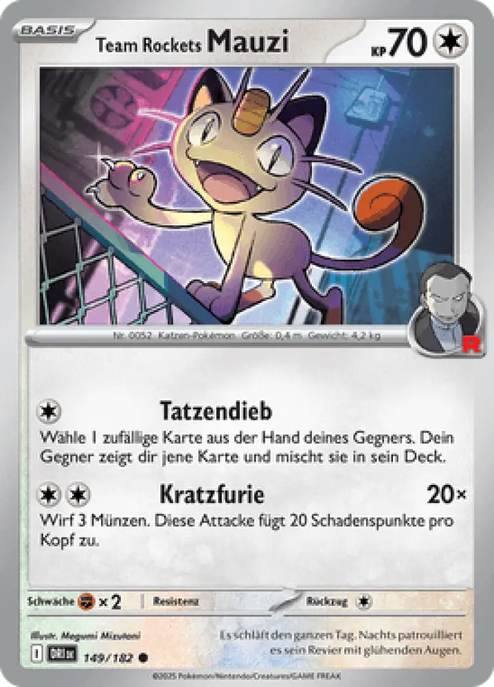 Ewige Rivalen Team Rockets Mauzi 149/182 Deutsch - Sammelkarten