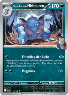 Ewige Rivalen Team Rockets Nidoqueen 116/182 Deutsch - Sammelkarten