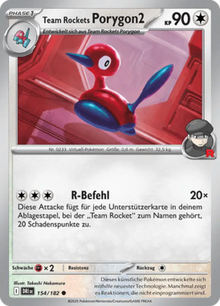 Ewige Rivalen Team Rockets Porygon2 154/182 Deutsch - Sammelkarten