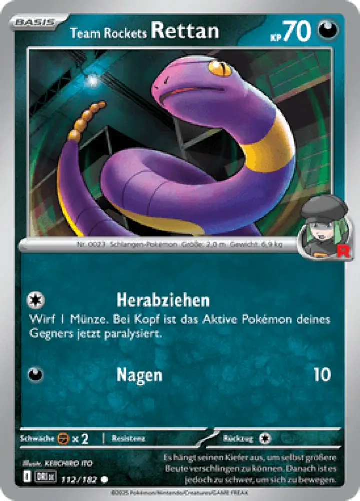 Ewige Rivalen Team Rockets Rettan 112/182 Deutsch - Sammelkarten