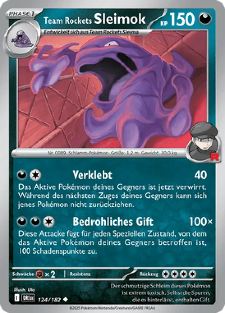 Ewige Rivalen Team Rockets Sleimok 124/182 Deutsch - Sammelkarten