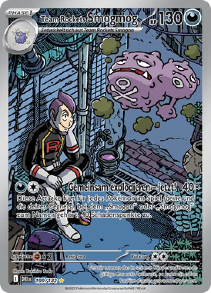 Ewige Rivalen Team Rockets Smogmog 199/182 Deutsch - Holo / Near Mint - Sammelkarten