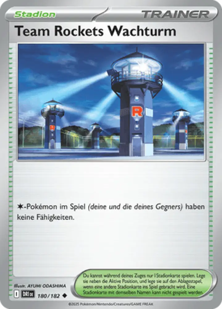 Ewige Rivalen Team Rockets Wachturm 180/182 Deutsch - Sammelkarten