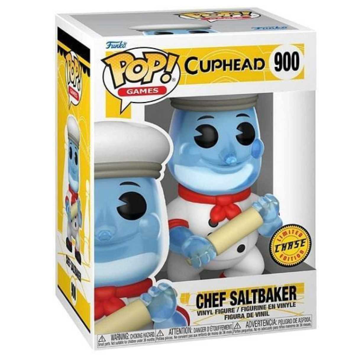 Funko Pop Cuphead 900 Chase Limited Edition Chef Saltbaker Vinyl Figure