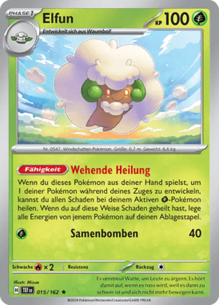 Gewalten der Zeit Elfun 015/162 Deutsch - Holo / Near Mint - Sammelkarten