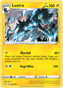 Glänzendes Schicksal Luxtra 033/072 Deutsch - Sammelkarten