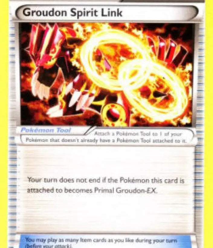 Groudon Spirit Link - Primal Clash (Uncommon) [PRC-131]