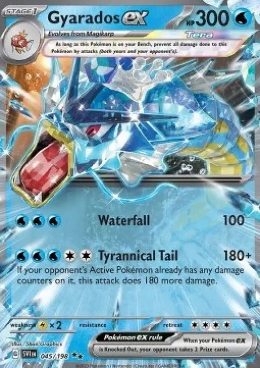 Gyarados ex - Scarlet & Violet (Double Rare) [SVI-045]
