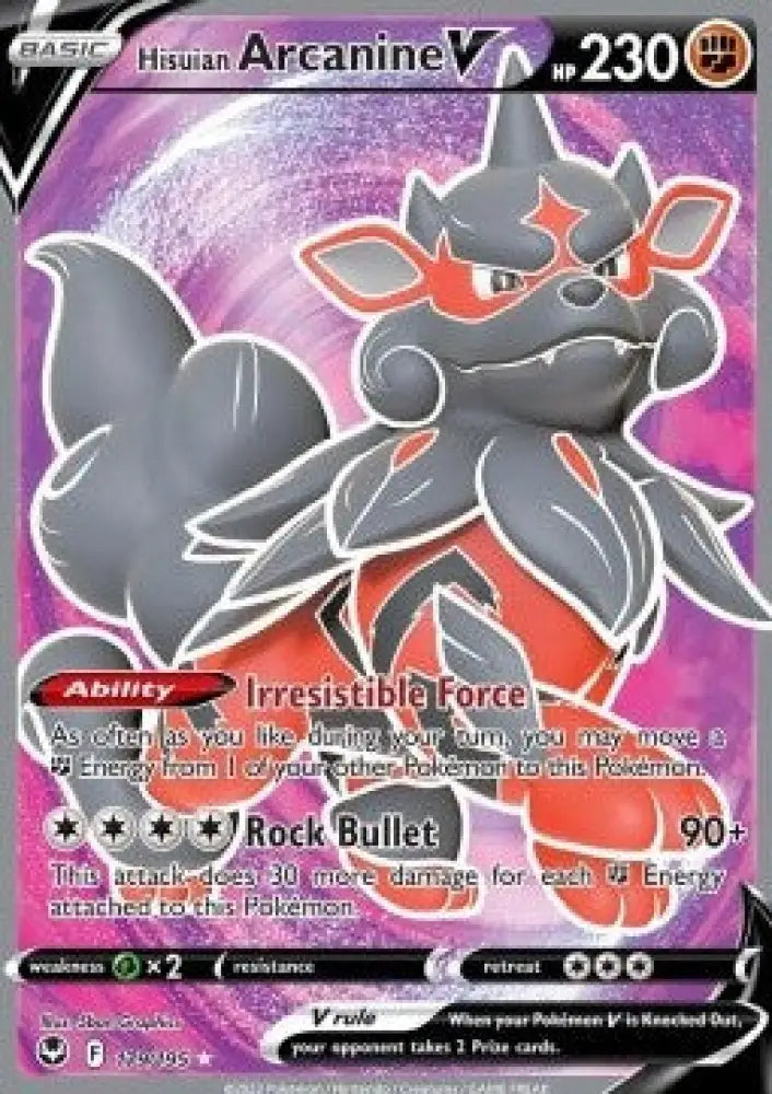 Hisuian Arcanine V - Silver Tempest (Ultra Rare) [SIT-179]