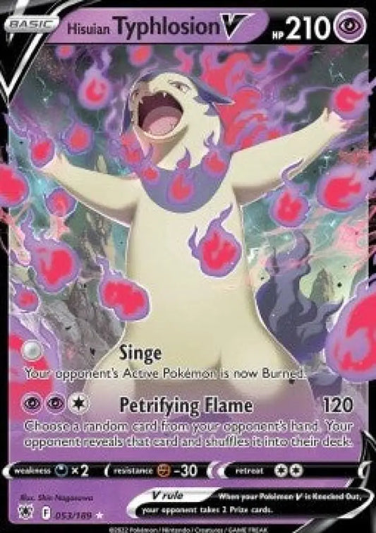 Hisuian Typhlosion V - Astral Radiance (Ultra Rare) [ASR-053]