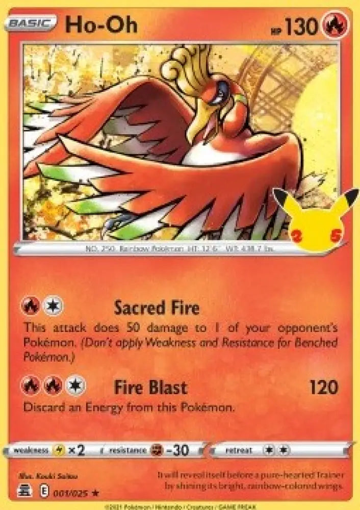 Ho-Oh - Celebrations (Holo Rare) [CEL-001]
