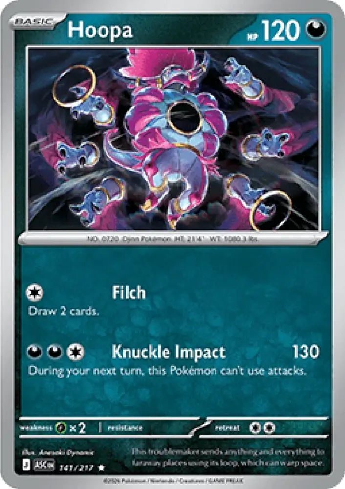 Hoopa - Ascended Heroes (Rare) [ASC-141]