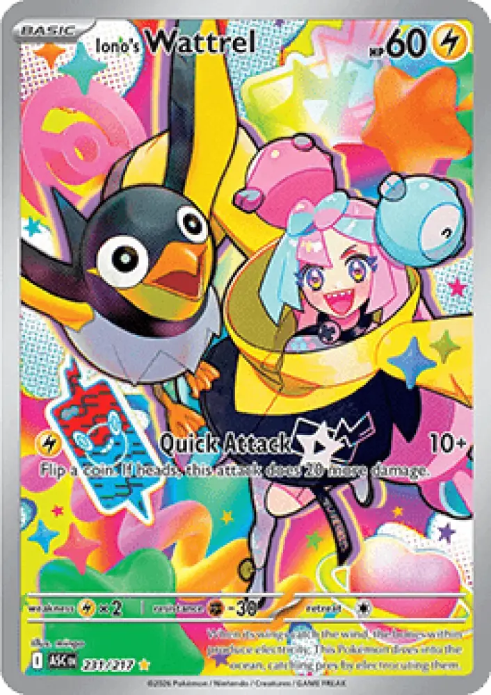 Iono's Wattrel - Ascended Heroes (Illustration Rare) [ASC-231]