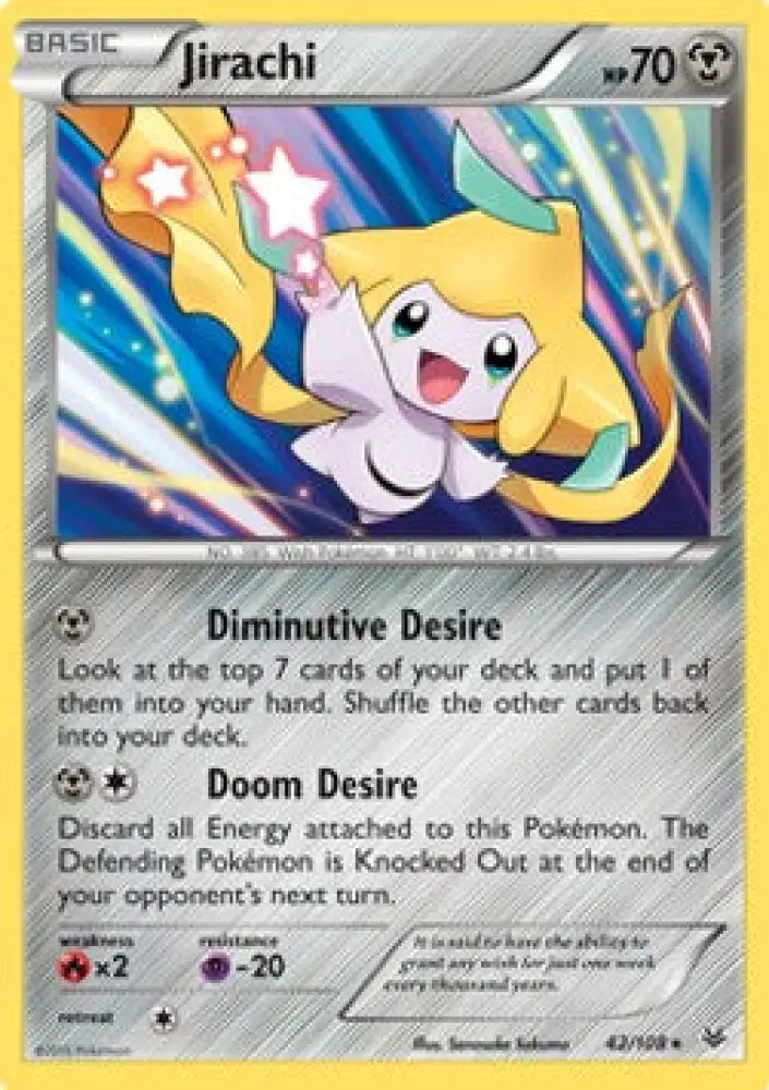 Jirachi - Roaring Skies (Holo Rare) [ROS-42]