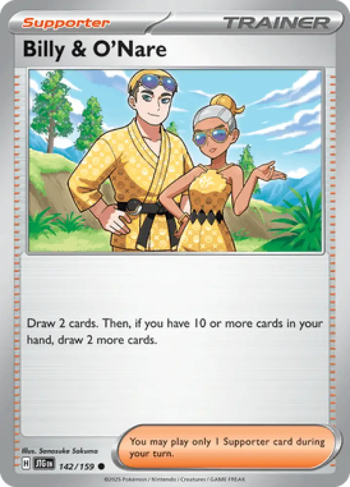 Journey Together Billy & O’Nare 142/159 Englisch - Sammelkarten